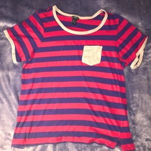 Striped Pocket T